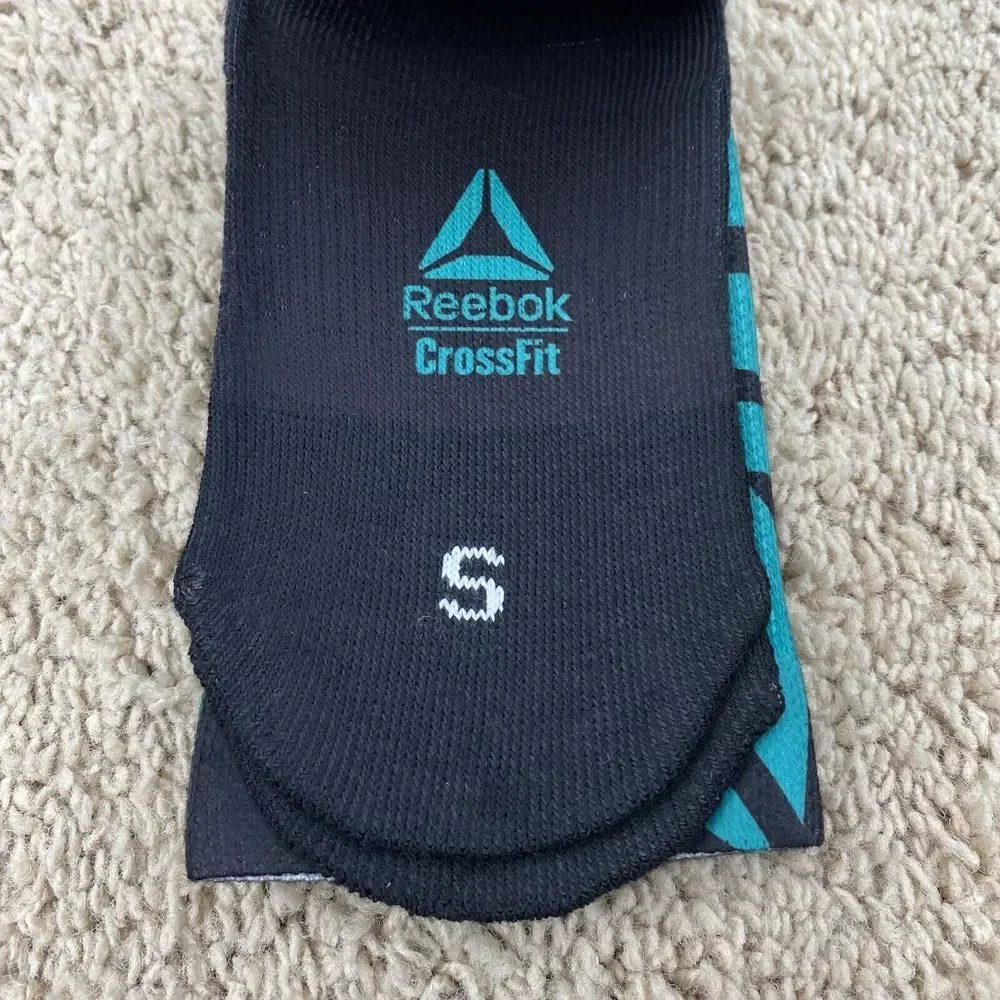 Reebok Crossfit Games Crew Socks Men S (3.5-5.5)Black Teal 2016 Central Regional